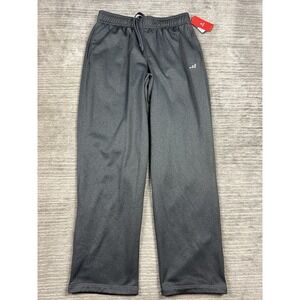 BCG Pants Mens Large Gray Fleece Sweatpants Drawstring Pockets Athletic NWT